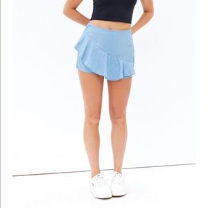 Blue skort from PacSun